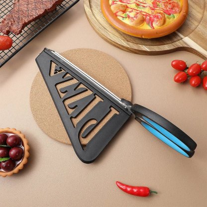 🍕✂️Stainless Steel Pizza Scissor, Non-Stick Pizza with Firm Grip Base, Grade Pizza,Slicer & Pizza Server