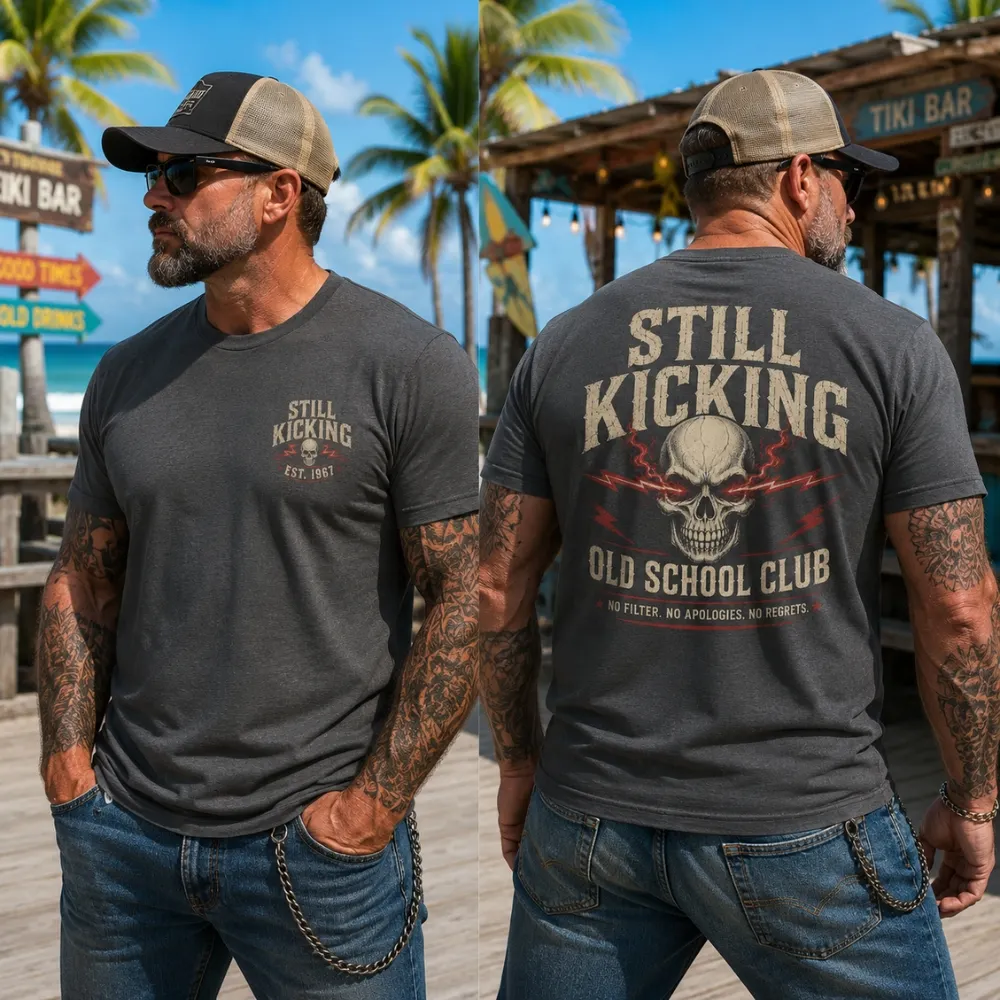 STILL KICKING™ Custom Year Shirt | Old School Club
