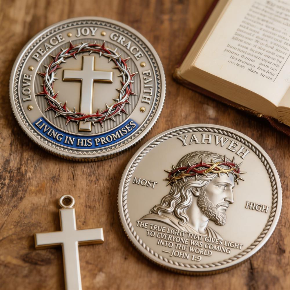 🙏“Yahweh – The Living Light” Faith Commemorative Coin