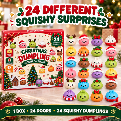[Copy]🔥2026 Spring Hot Sale🔥24 Dumpling Squishy Advent Calendar