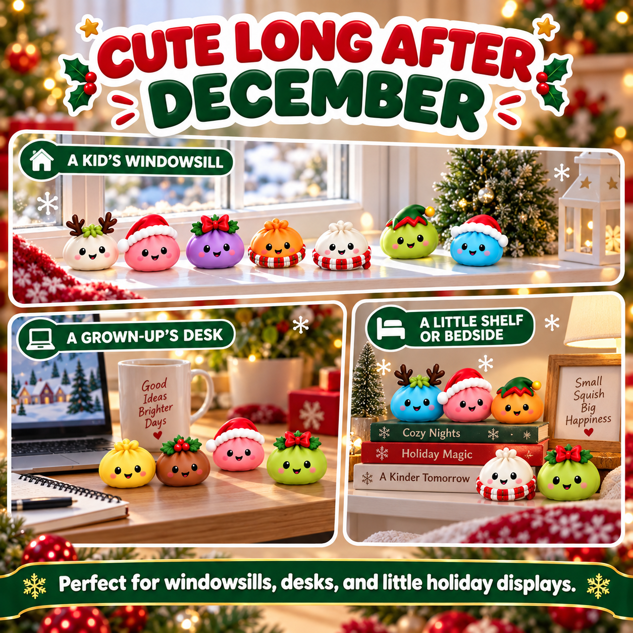 [Copy]🔥2026 Spring Hot Sale🔥24 Dumpling Squishy Advent Calendar