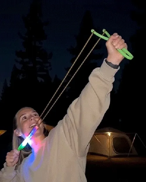 Light Up Flying Arrow Toy – LED Outdoor Slingshot Game