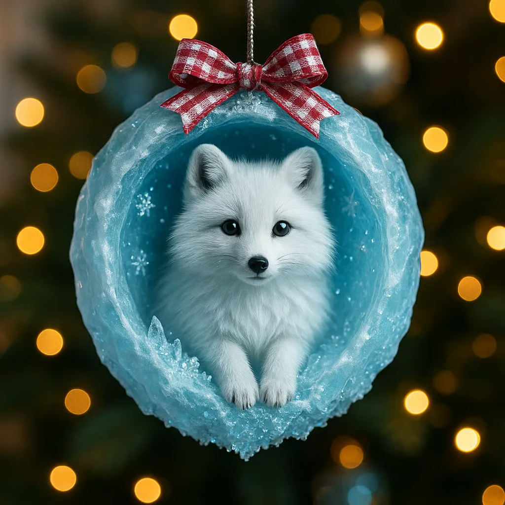  ❄️Ice Crystal Cave Animal Ornaments