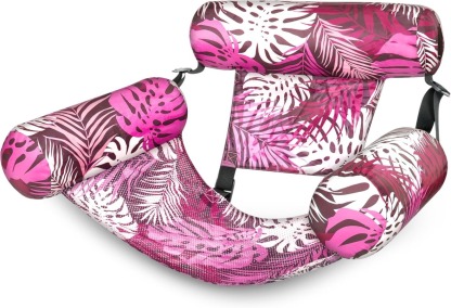 Inflatable Pool Hammock Float – Floating Lounge Chair with Mesh Seat, Headrest & Cooling Water Design