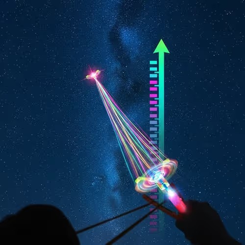 Light Up Flying Arrow Toy – LED Outdoor Slingshot Game