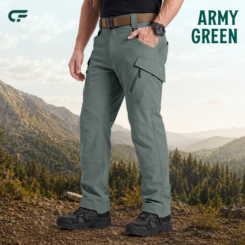 FlexCamo - Men's 9-Pocket Straight Fit Tactical Waterproof Pants