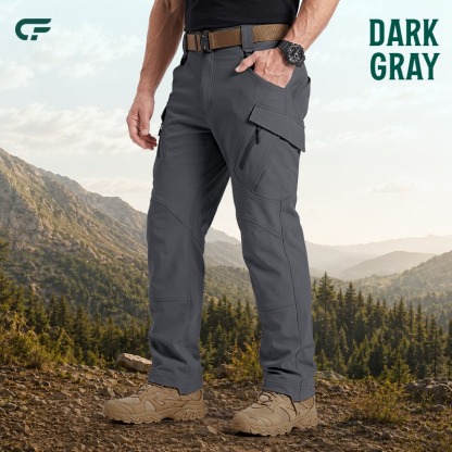 FlexCamo - Men's 9-Pocket Straight Fit Tactical Waterproof Pants