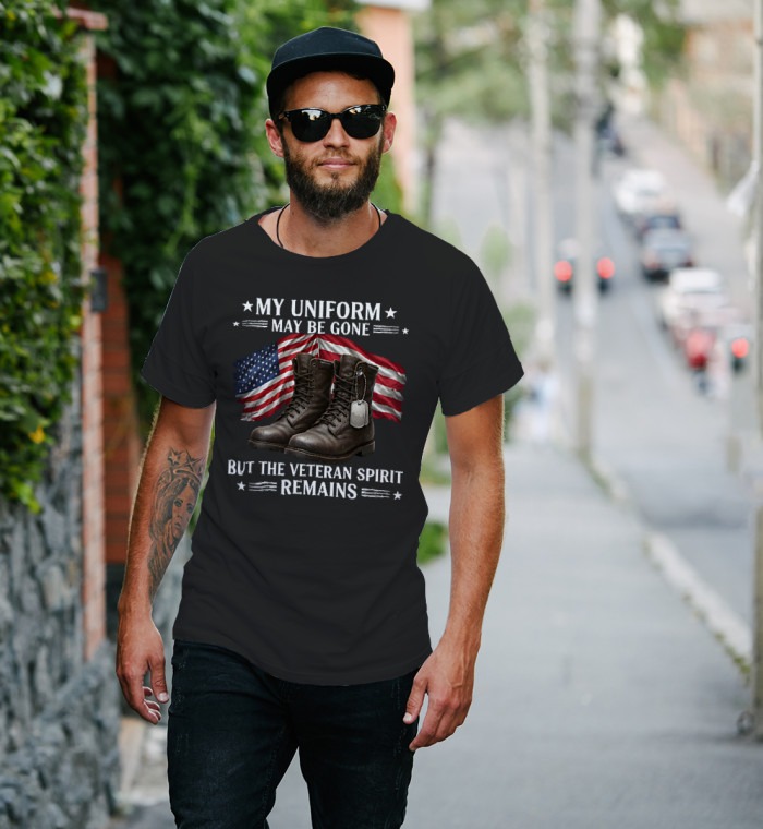 MY UNIFORM MAY BE GONE  Unisex Short Sleeve Classic Tee