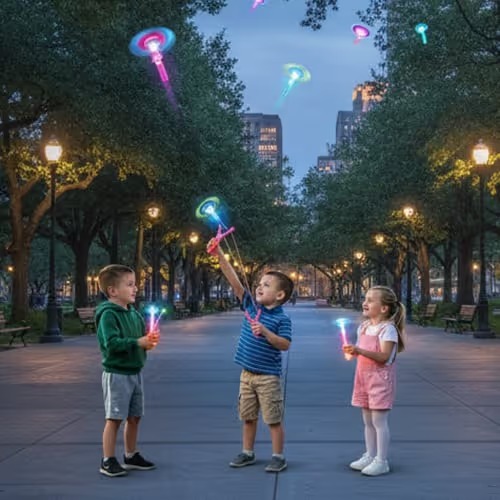 Light Up Flying Arrow Toy – LED Outdoor Slingshot Game