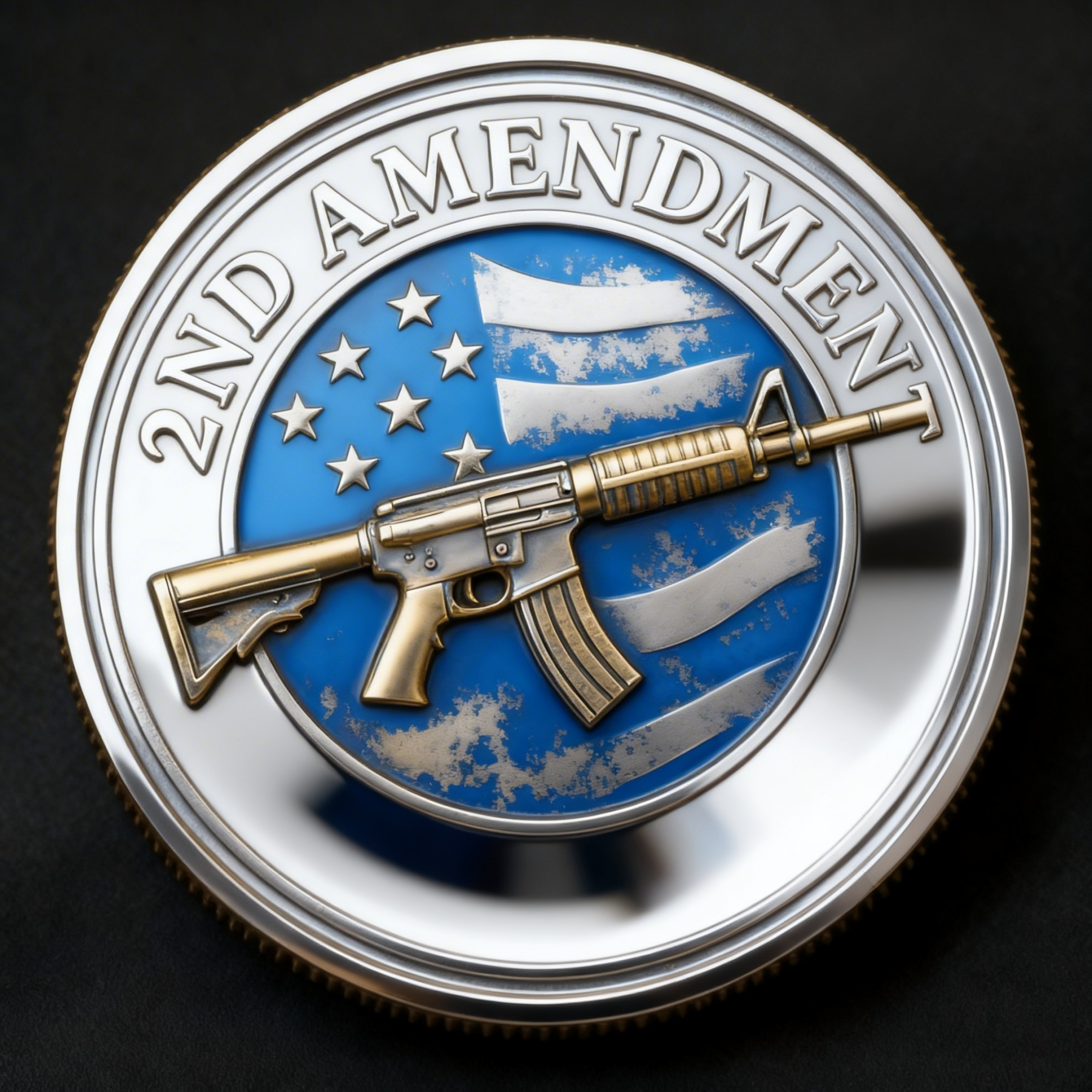 🔥 I Love Guns, Titties & Freedom – High-Relief Collectible Coin