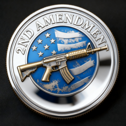 🔥 I Love Guns, Titties & Freedom – High-Relief Collectible Coin