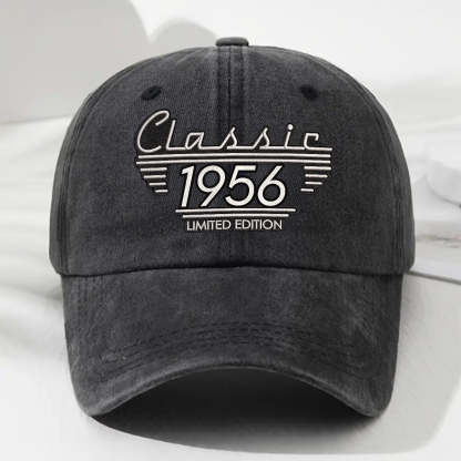 Classic Edition - Personalized Custom Vintage Washed Denim Cap