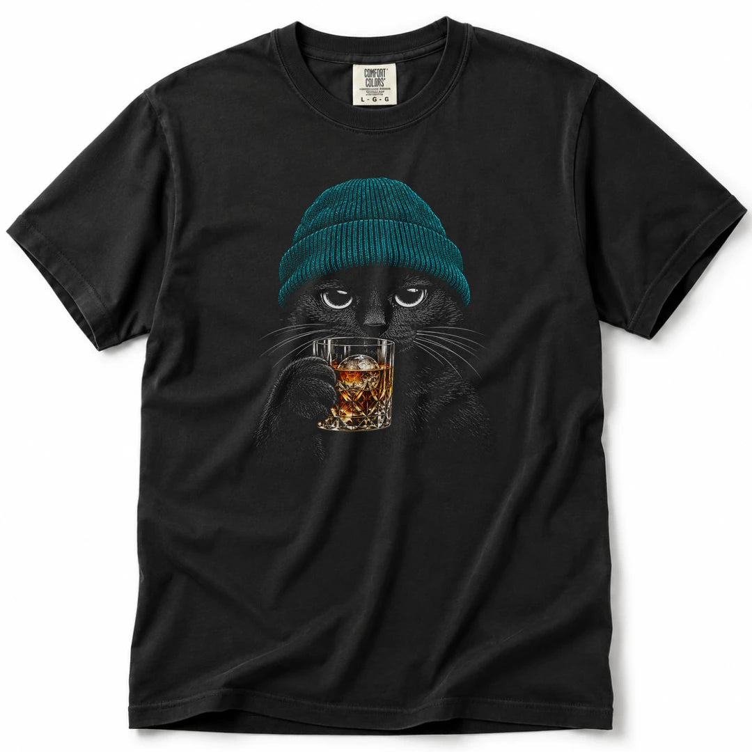 Black Cat Whiskey T-Shirt