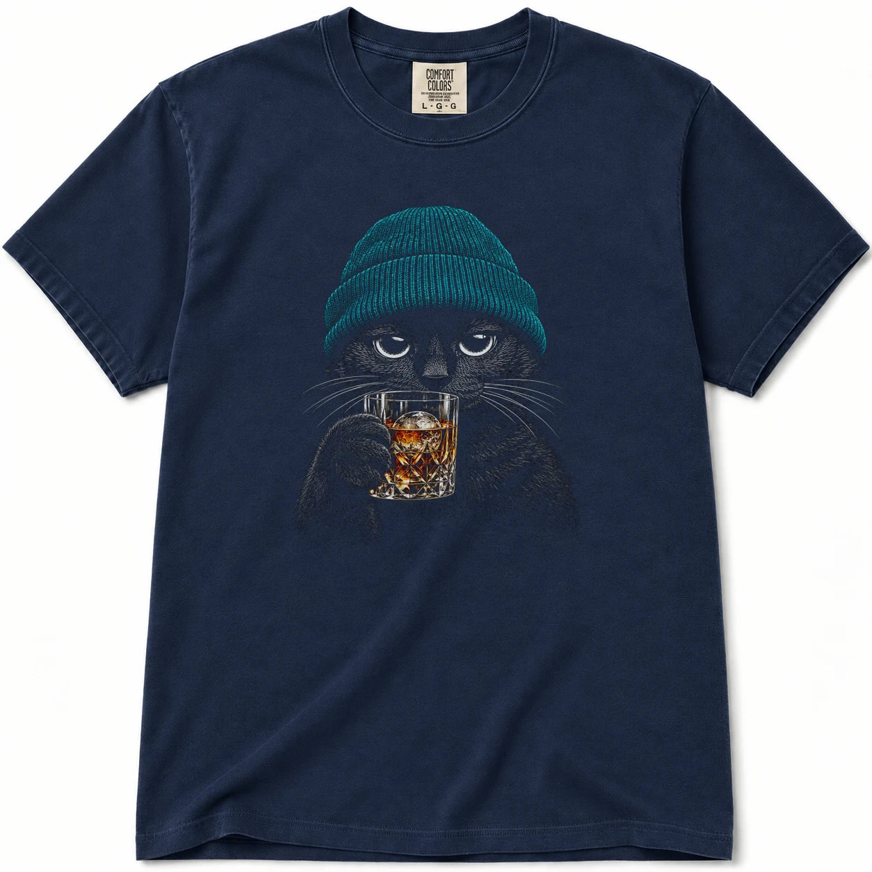 Black Cat Whiskey T-Shirt
