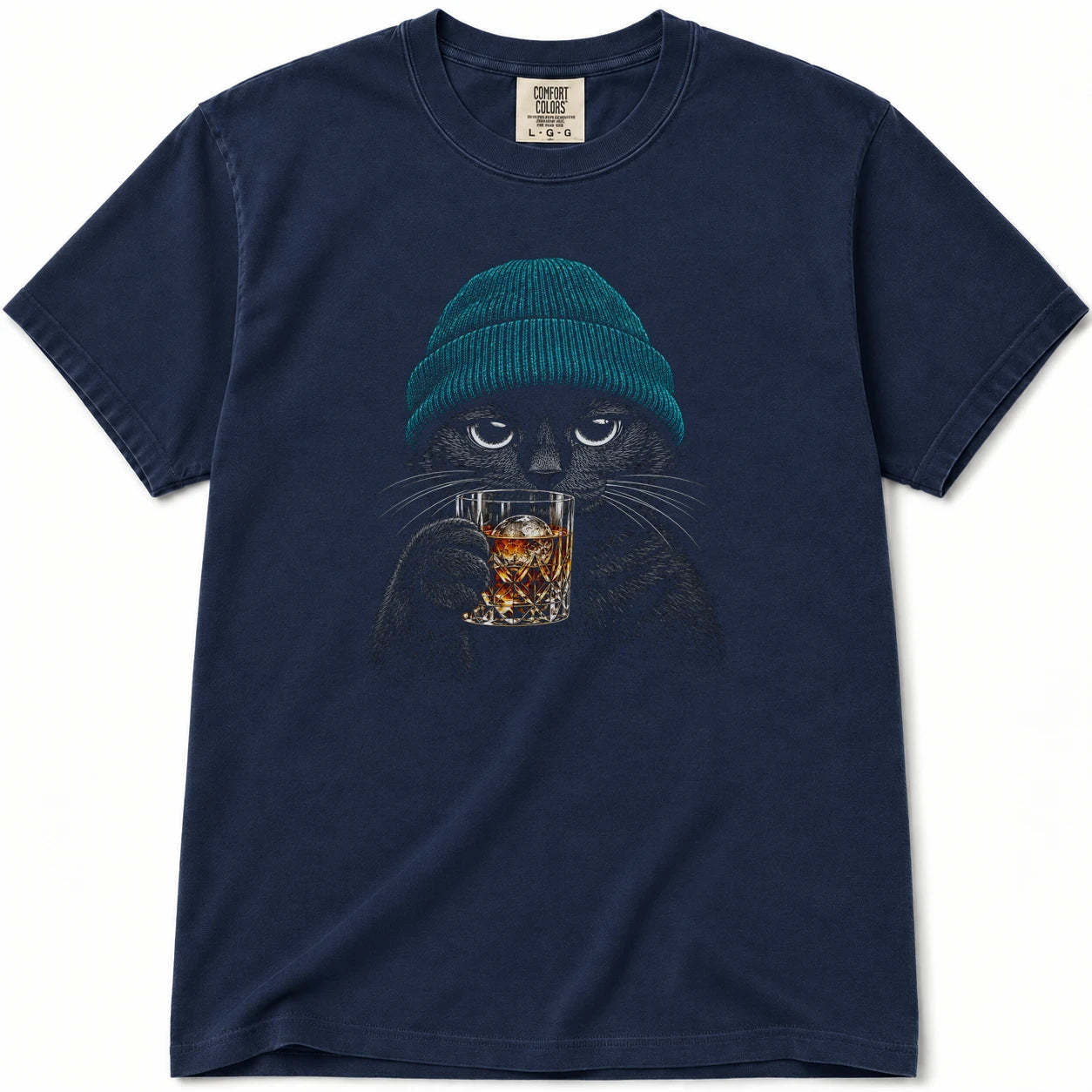 Black Cat Whiskey T-Shirt