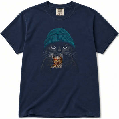 Black Cat Whiskey T-Shirt