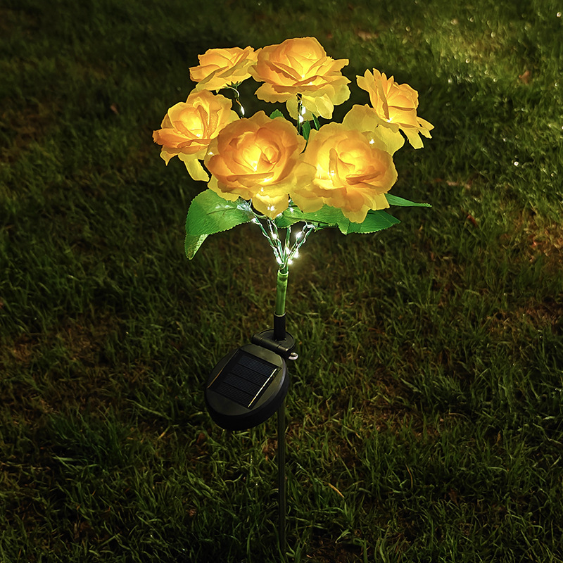 🎁🔥☀️2026 NEW Solar Simulated Garden Lights,upgraded solar panels, IP44 dustproof and waterproof