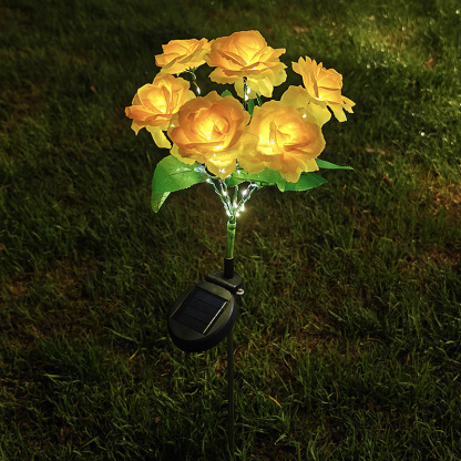 🎁🔥☀️2026 NEW Solar Simulated Garden Lights,upgraded solar panels, IP44 dustproof and waterproof
