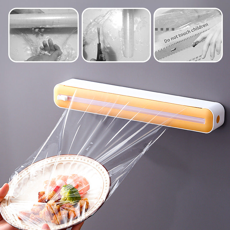 🎁 🔥Christams Hot Sale 70% OFF NOW!⚡Kitchen Wall Mounted Food Wrap Dispenser