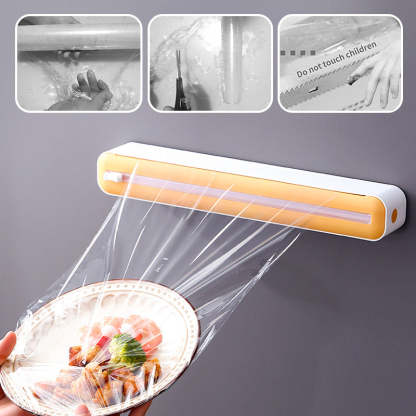 🎁 🔥Christams Hot Sale 70% OFF NOW!⚡Kitchen Wall Mounted Food Wrap Dispenser
