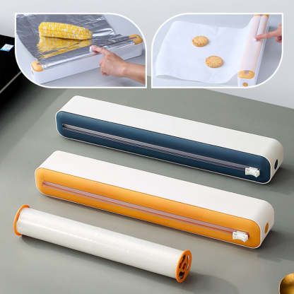 🎁 🔥Christams Hot Sale 70% OFF NOW!⚡Kitchen Wall Mounted Food Wrap Dispenser