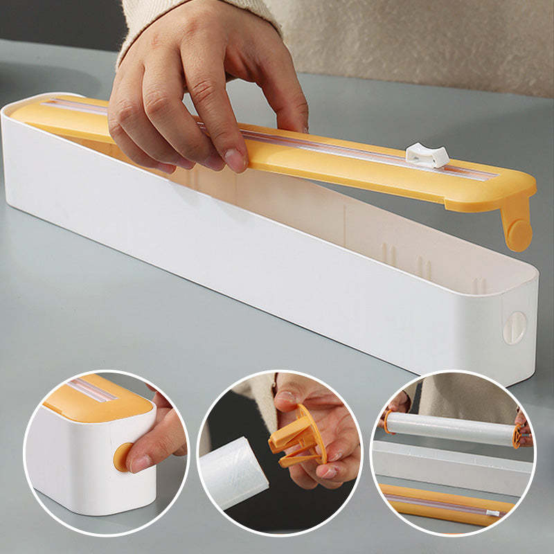 🎁 🔥Christams Hot Sale 70% OFF NOW!⚡Kitchen Wall Mounted Food Wrap Dispenser