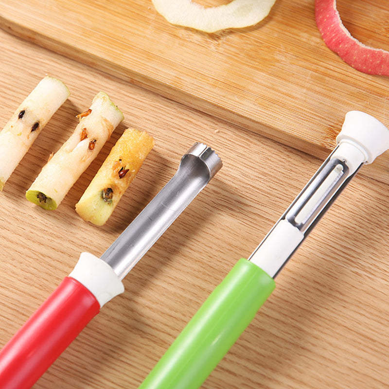 🍎Stainless Steel Fruit Corer & Peeler 2 in 1