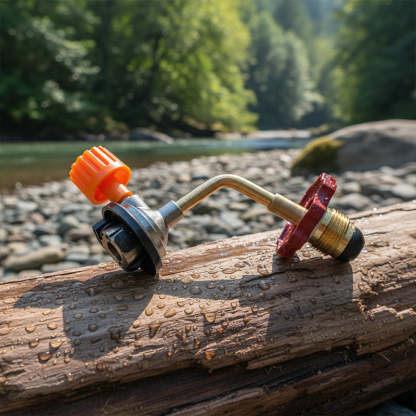 Adaptateur pour recharge de cartouche de gaz d'extérieu