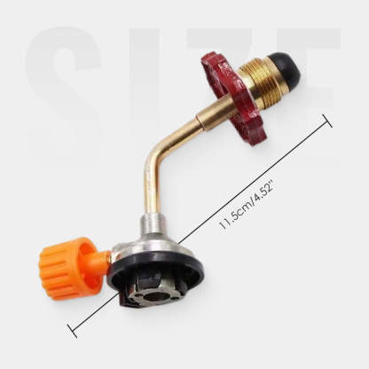 Adaptateur pour recharge de cartouche de gaz d'extérieu