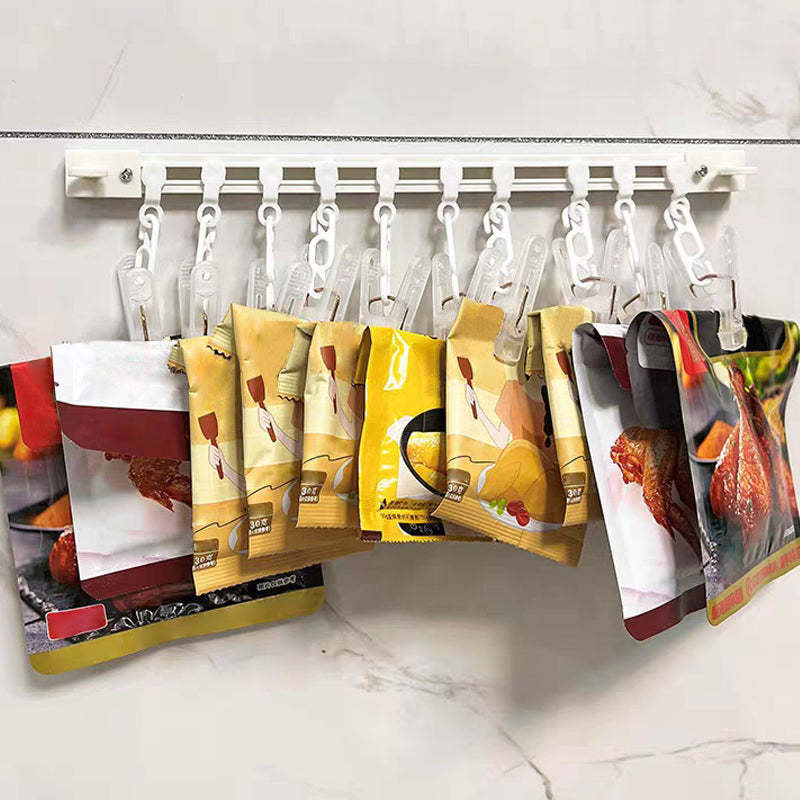 No-Drill  Slidable Track Organizer Hooks