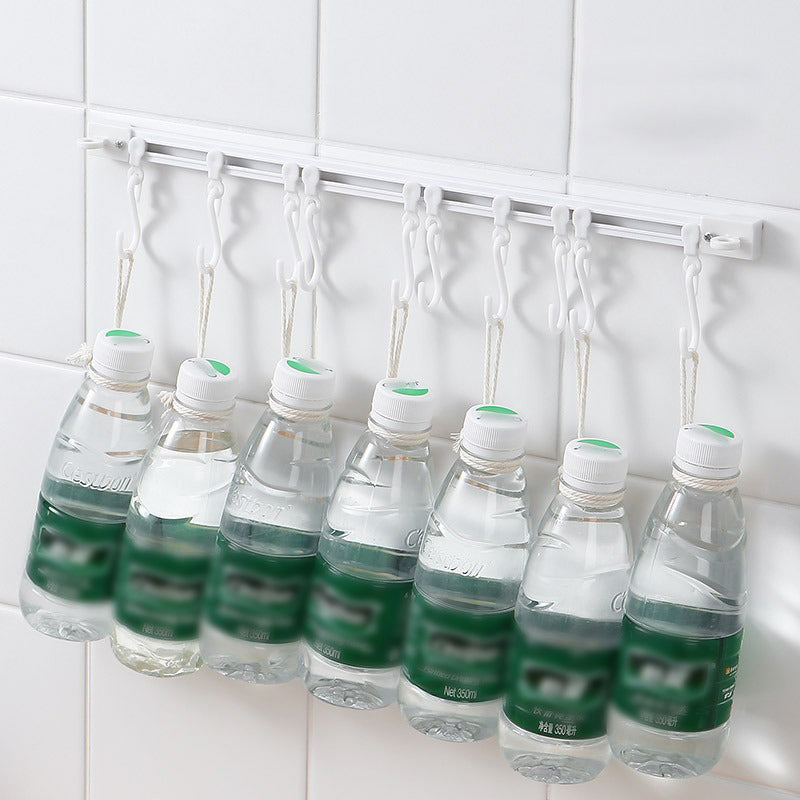 No-Drill  Slidable Track Organizer Hooks