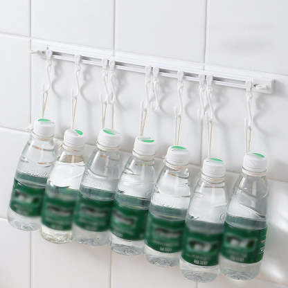 No-Drill  Slidable Track Organizer Hooks