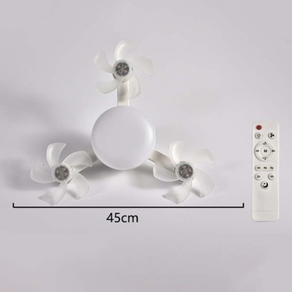 ⏰🔥LIMITED TIME 50% OFF!🔥Foldable Socket Ceiling Fan Light with Remote, Energy-Saving Cooling & Lighting for Bedroom & Home