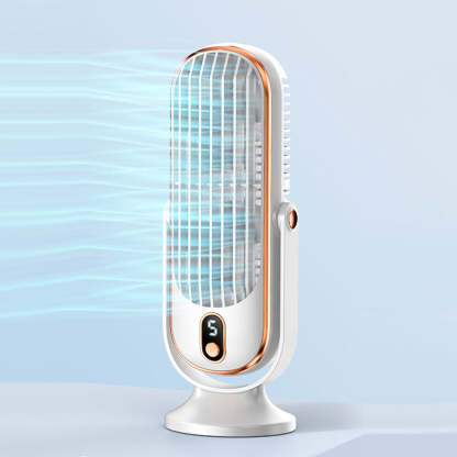 🥳2026 HOT SALE🥳💞50K+ SOLD!💨🌙 50% OFF! Portable Table Fan – 5 speeds, ultra‑quiet, gentle breeze. Perfect for bedroom or office. Stay cool without noise! 😴✨