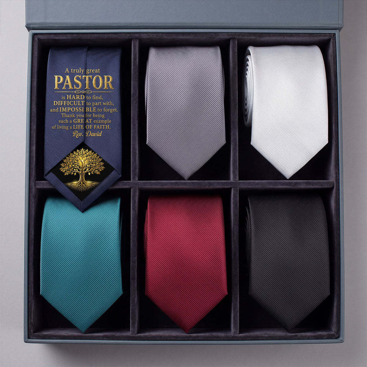 A Pastor As Faithful As You | Personalized Men Tie
