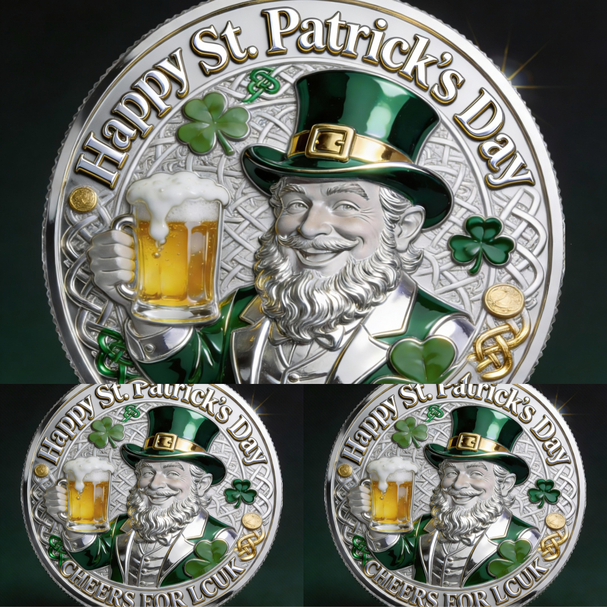 🏆 New Year Special Offer 60% OFF🔥 St. Patrick's Day Metal Commemorative Gift