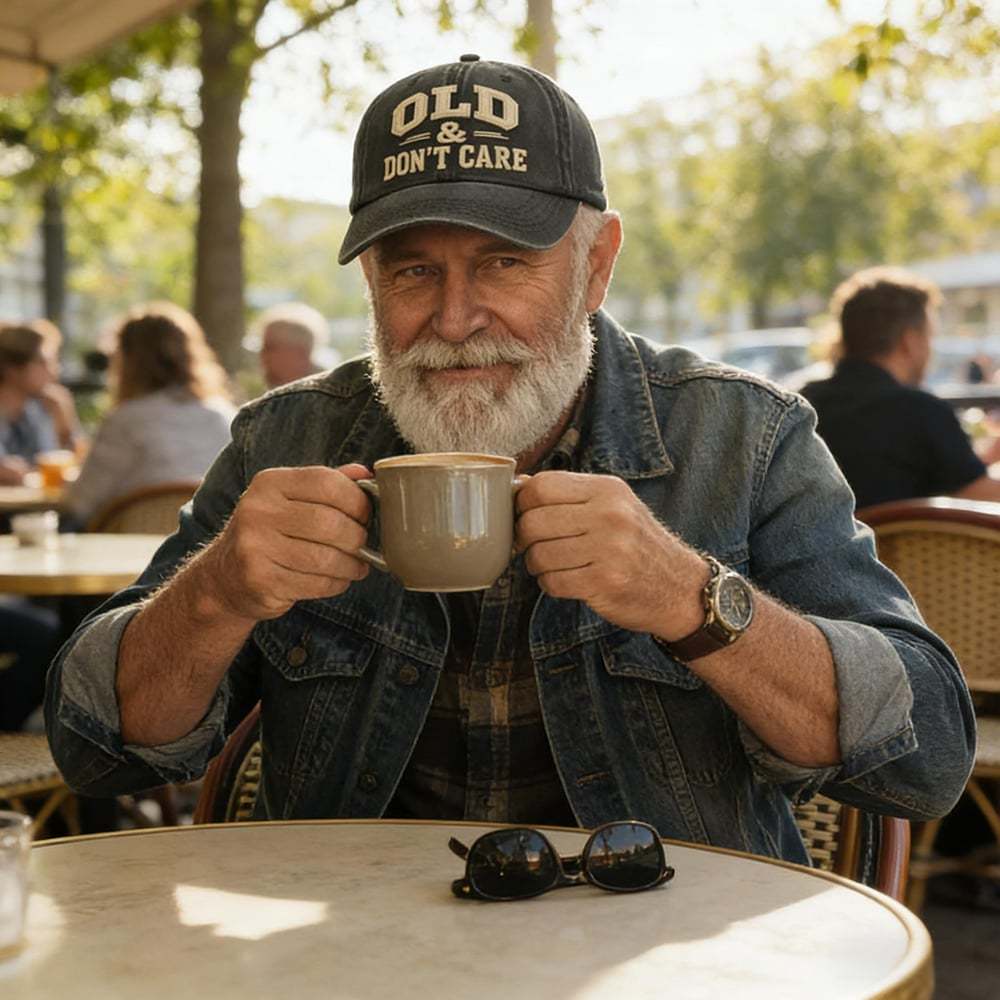 🧢2026 New Year Hot Sale 50% OFF 🔥Vintage DistressedOLD & DON’T CARE Cap