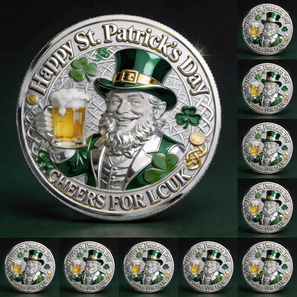 🏆 New Year Special Offer 60% OFF🔥 St. Patrick's Day Metal Commemorative Gift