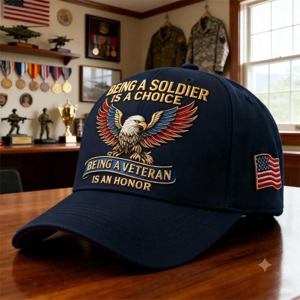 🦅 “Being a Soldier, Being a Veteran”  Commemorative Cap