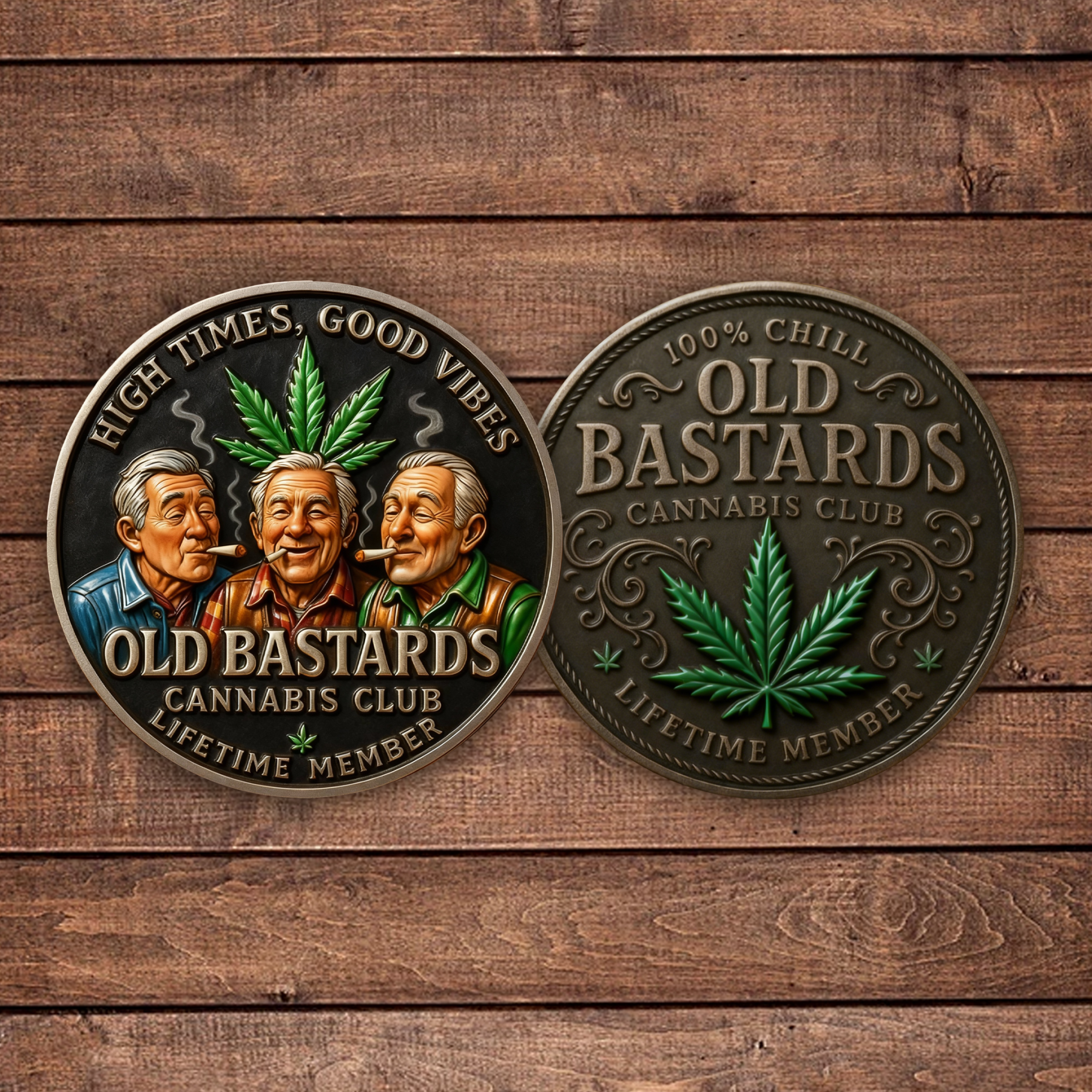“Old Bastards Cannabis Club” Commemorative Gift