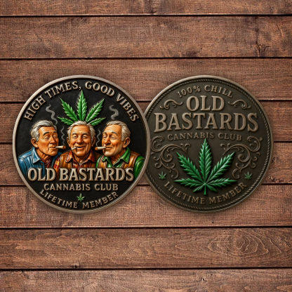 “Old Bastards Cannabis Club” Commemorative Gift