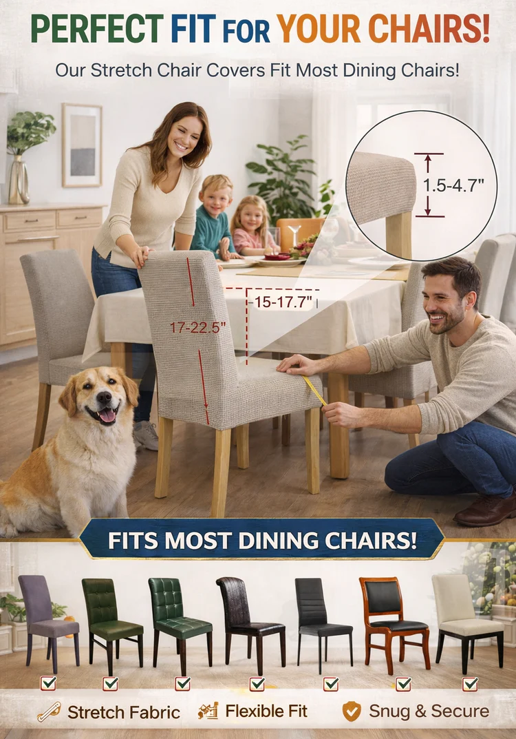 Chair Covers – Instantly Revive Old Chairs!