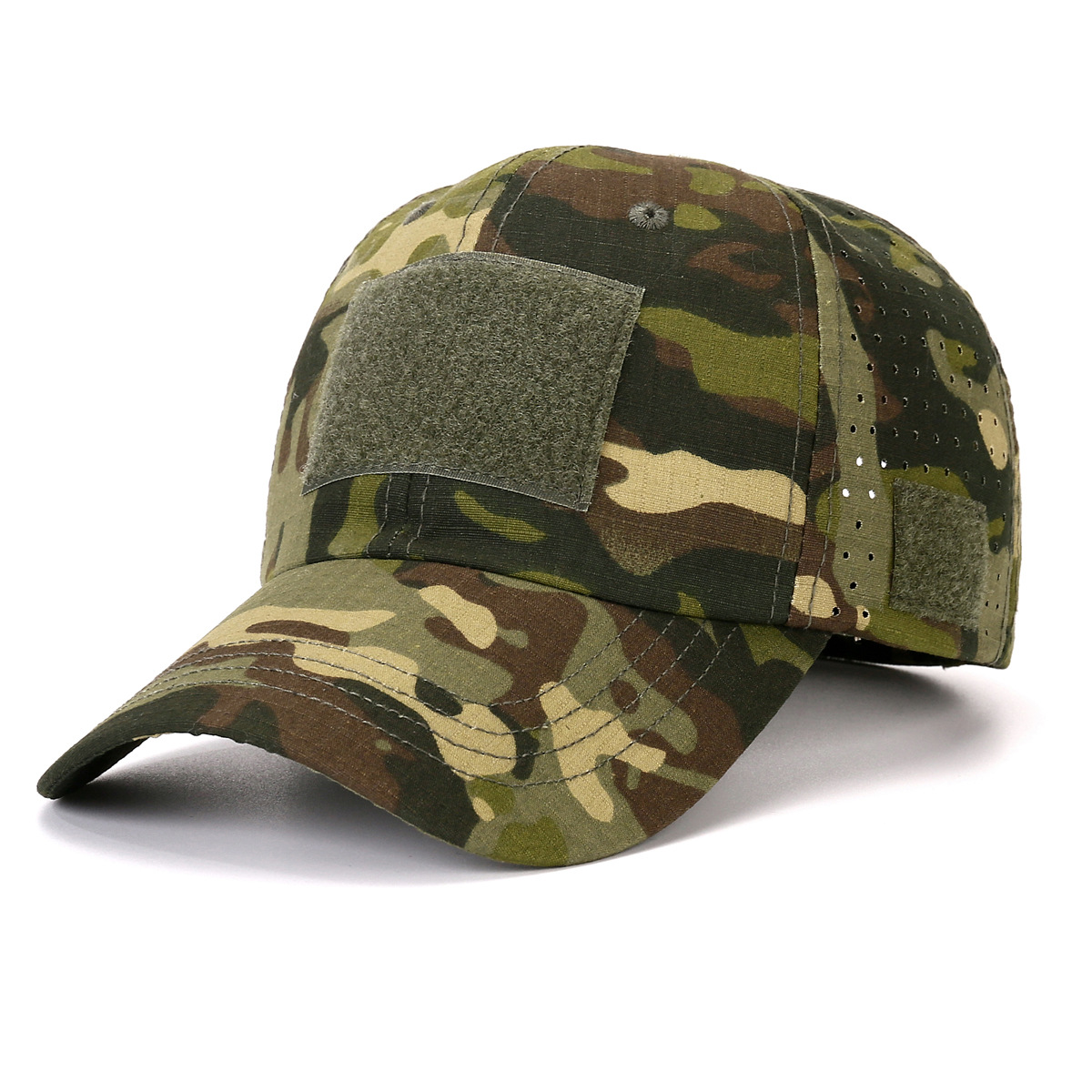 Tactical Baseball Cap with Patch — Breathable Ripstop Hat, Adjustable Fit, Hook & Loop Panels.