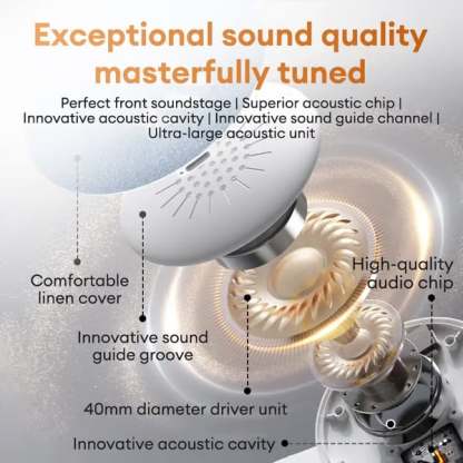 NEW YEAR SALE🎉 Ultra-Thin Bluetooth Pillow Speaker with Bluetooth 6.0 - Bone Conduction Technology