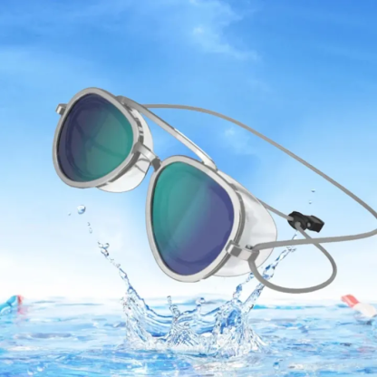 Premium Aviator Swim GogglesAnti-Leak Wide View Training Mask