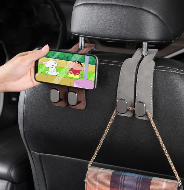 FLASH SALE 50% OFF - Car Seat Back Storage Hook - Double Hook Holder for Convenient Storage