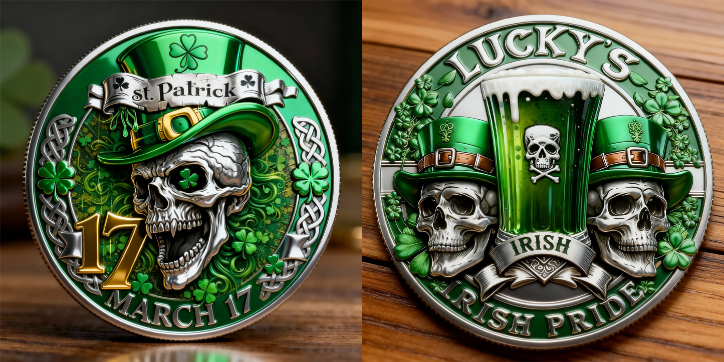 🏆Flash Sale 60% OFF -LUCKY’S — St. Patrick’s Day Irish Pride Commemorative Gift