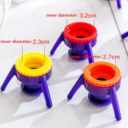 Flip-It! Drops Squeezing - Inverted Stand Cap (3Pcs/Set)