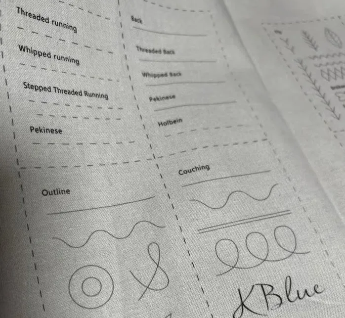 Stitch Book with 106 different stitches