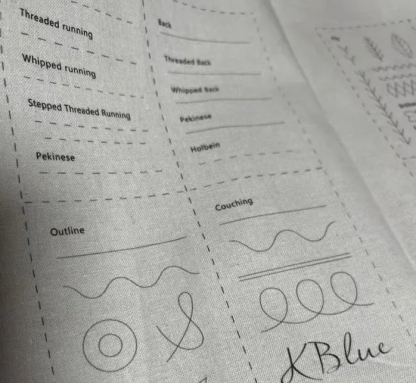 Stitch Book with 106 different stitches